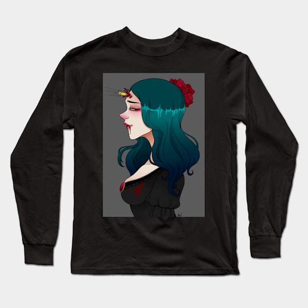 Dead Duchess Long Sleeve T-Shirt by ToxicCrystalgem